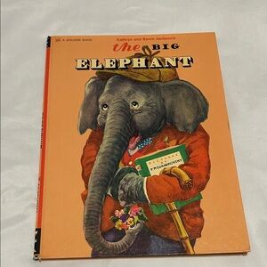 The big elephant, big golden book by Kathryn  and Byron Jackson